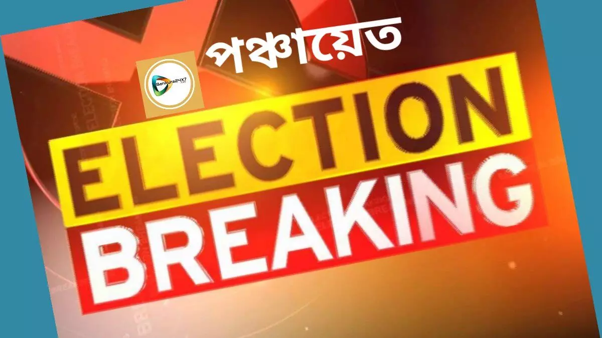 Election Breaking : এপর্যন্ত অফিসিয়াল ঘোষণা অনুয়ায়ী গ্রাম পঞ্চায়েত আসনে বাঁকুড়ায় তৃণমূল কংগ্রেসের প্রার্থী জয়ী ৪৩ টি আসনে।  বিজেপি ১৫ টি আসনে,  সিপিএম ৩ টি আসনে এবং ৪ টি আসনে নির্দল প্রার্থী জয়ী।