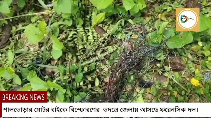 শালতোড়ার বাইক বিস্ফোরণের ঘটনার তদন্তে জেলায় আসছে ফরেনসিক বিশেষজ্ঞের দল।